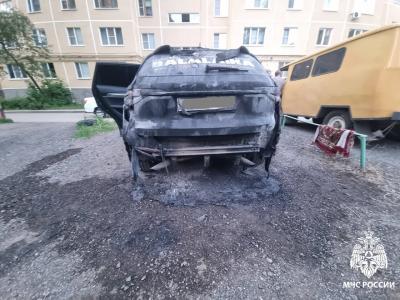 В Рязани на улице Интернациональной сгорел автомобиль